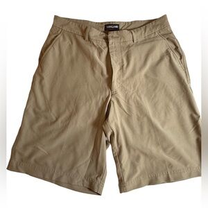 Kirkland Signature Men's Tan Flat Front Shorts